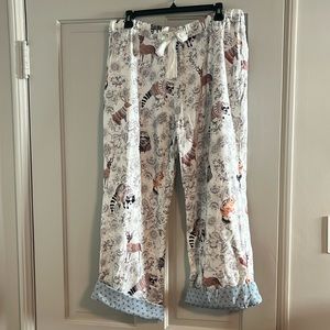 Lilka Cropped Pajama Pants Size L
